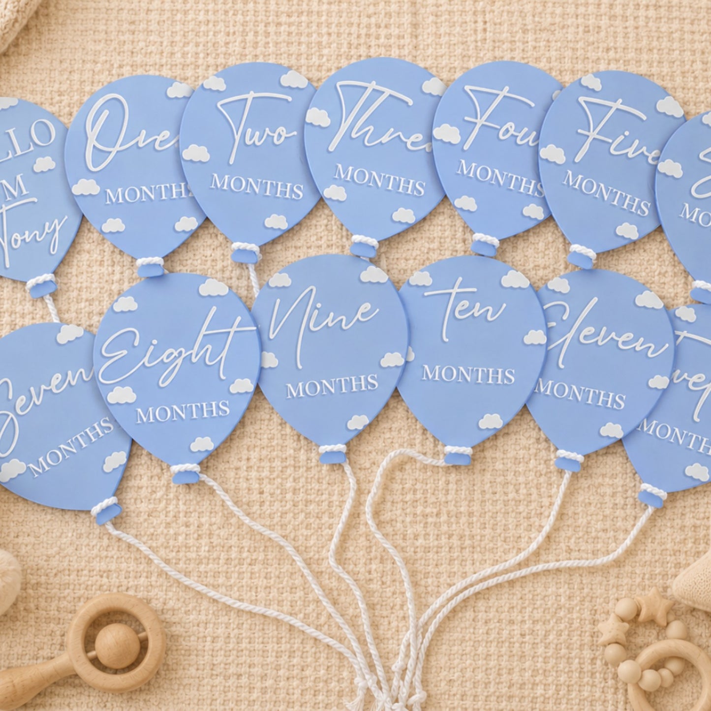 Baby Milestones - Blue