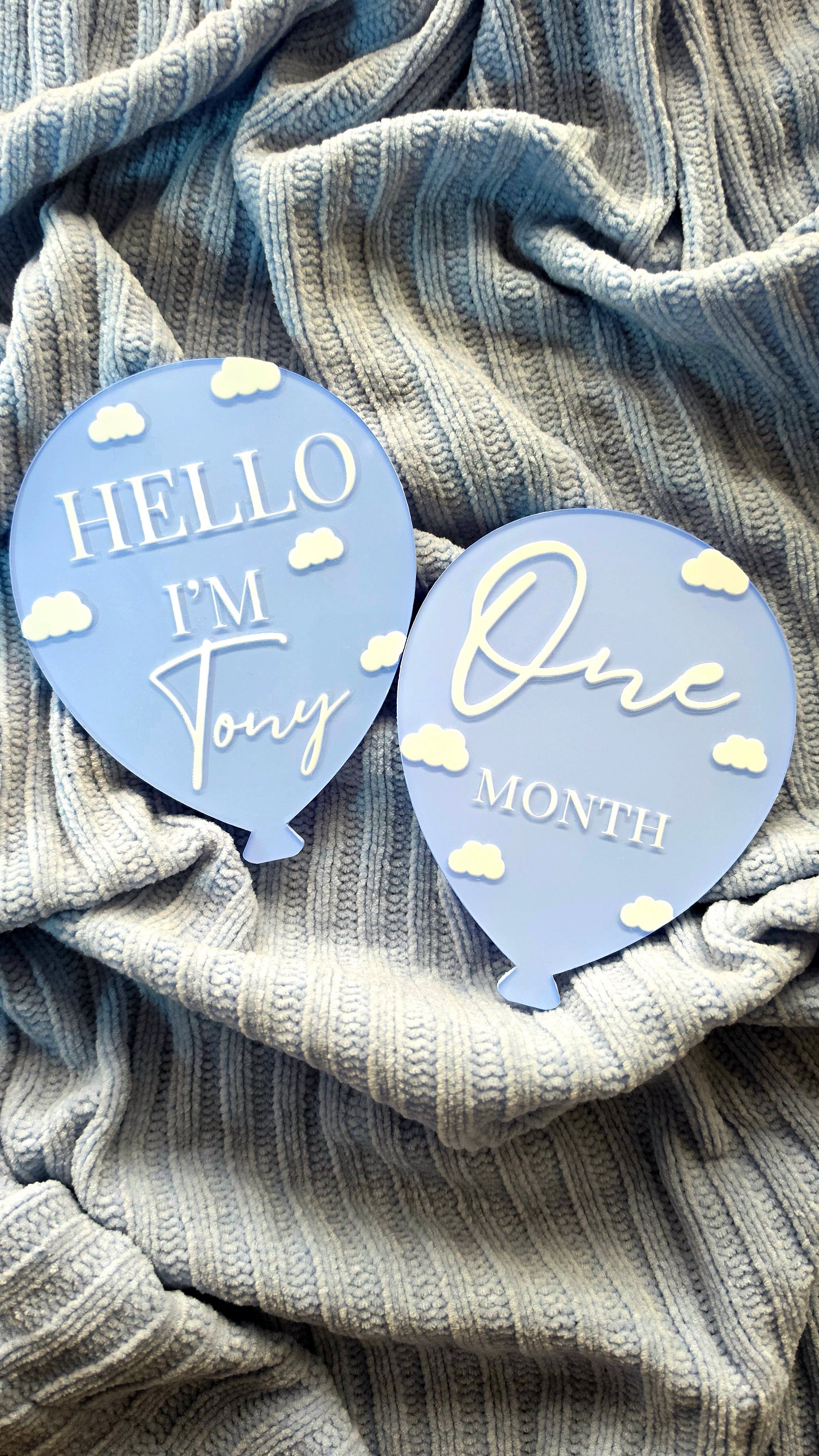 Baby Milestones - Blue
